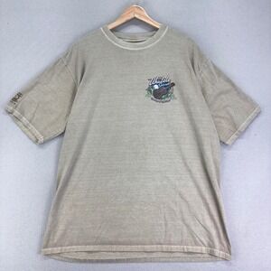 Crazy Shirt T-Shirt Mens XL Kona Coffee Dyed Ukulele Sunset Graphic Tee Beach‎